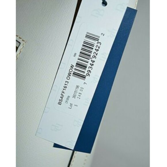 Dooney & Bourke Saffiano Italian Leather White Bag - Picture 8 of 12